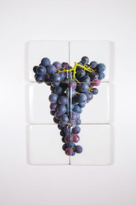 Blue Italian grapes (40cm x 60cm)