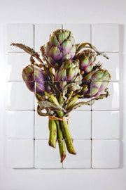 Bunch of purple artichokes (80cm x 100cm)