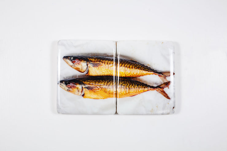 Smoked mackerels (40cm x 24cm)