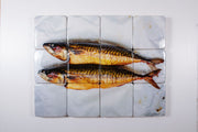 Smoked mackerels (80cm x 60cm)
