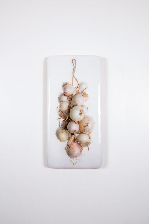 String of white onions (20cm x 40cm)