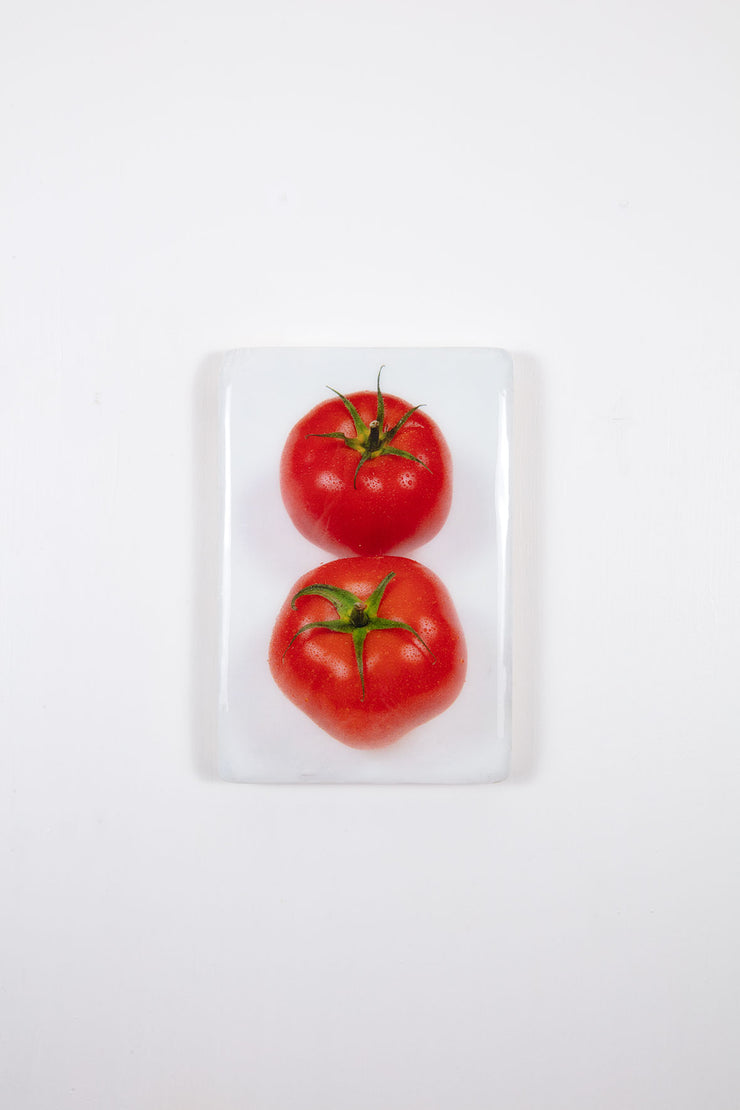 Two red tomatoes (20cm x 29cm)