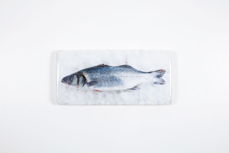 Blue sea bass (40cm x 20cm)