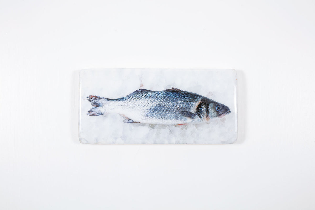 Blue sea bass (40cm x 20cm) Stigerwoods