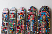 Chartres cathedral skateboard decks (North rose)