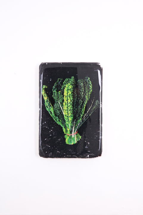 Cavolo nero on black (20cm x 29cm)