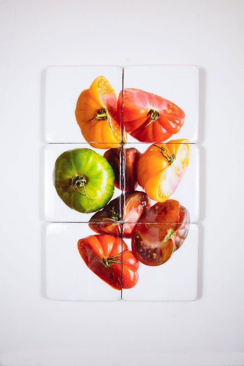 Coloured tomatoes (40cm x 60cm)
