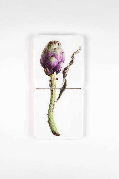 Purple artichoke *2 (20cm x 40cm)