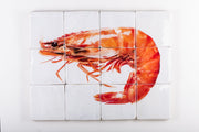 Cooked giant shrimp (80cm x 60cm)