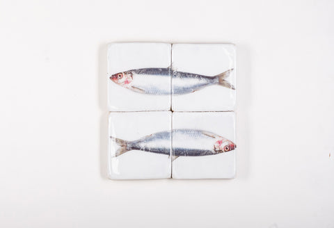 Two herring (40cm x 40cm)