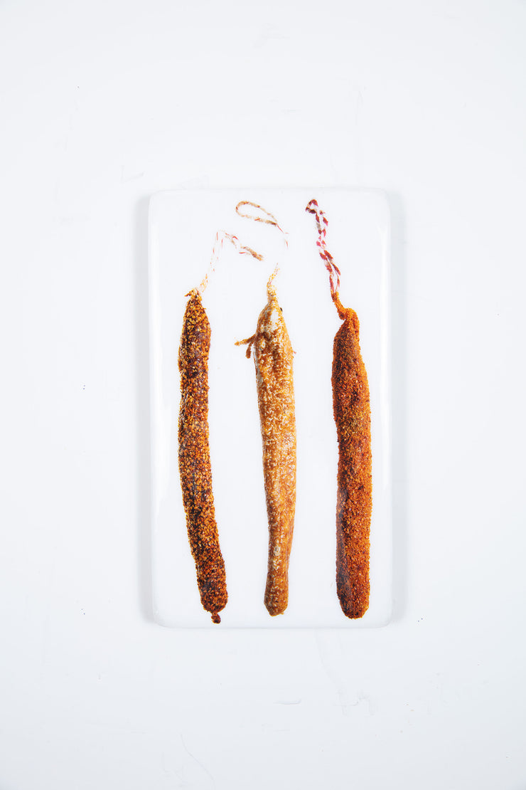 Three Mallorcian sausages (20cm x 35cm)