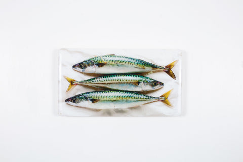 Three mackerels (35cm x 20cm)