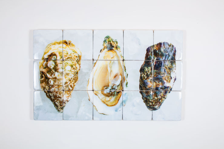 Three oysters (100cm x 60cm)