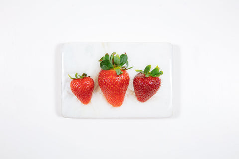 Three strawberries (29cm x 20cm)