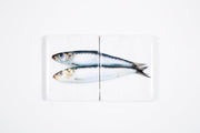 Two sardines (40cm x 24cm)